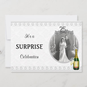 Convites de festas do 25 de Aniversário Elegante