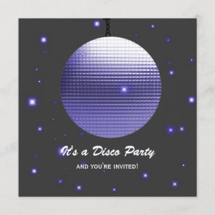 Convites de festas do disco