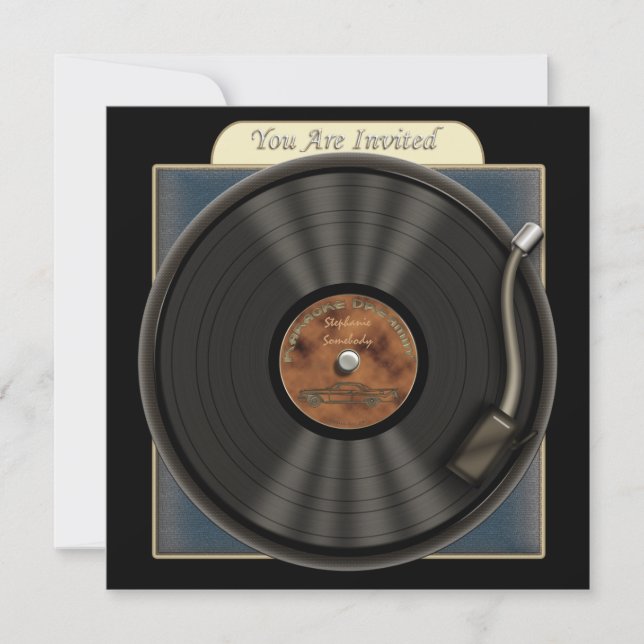 Convites de festas do karaoke (Frente)