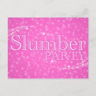 convites de festas do sono: estilhaço