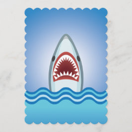 Convites de festas Engraçados de Barcos com Ataque