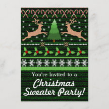 Convites de festas Engraçados de Natal