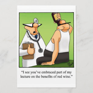 Convites de festas engraçados de Provando de vinh