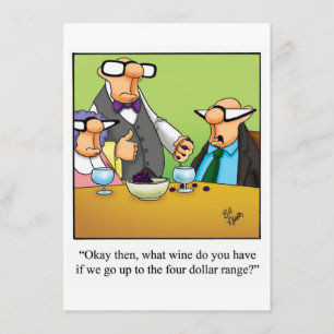 Convites de festas engraçados de Provando de vinh