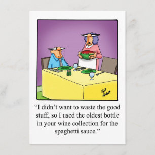 Convites de festas Engraçados De Provando De Vinho