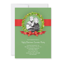 Convites de festas feios da camisola do Natal