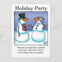 Convites de Festas Feriadas Engraçadas