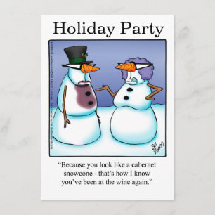 Convites de Festas Feriadas Engraçadas