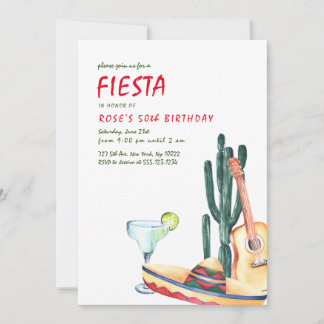 Convites de festas Fiesta