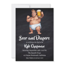 convites de festas fraldas de cerveja e fraldas