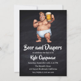 convites de festas fraldas de cerveja e fraldas