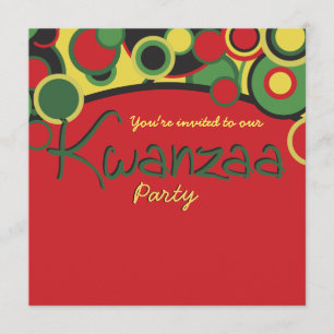 Convites de festas Kwanzaa