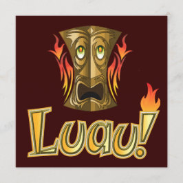 Convites de festas Luau 3