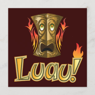 Convites de festas Luau 3