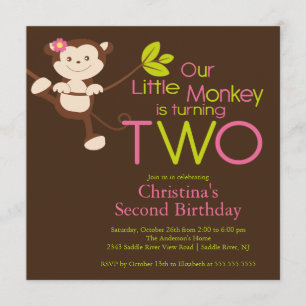 Convites de festas modernos bonitos do segundo