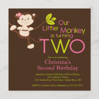 Convites de festas modernos bonitos do segundo