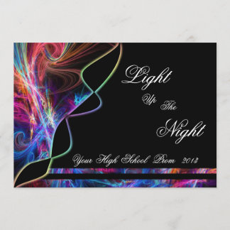 Convites de festas para Bailes de formatura de luz