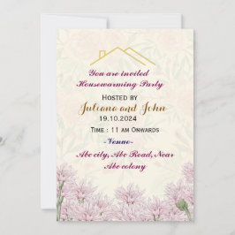 Convites de festas para uso doméstico