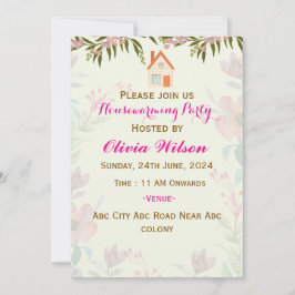 Convites de festas para uso doméstico