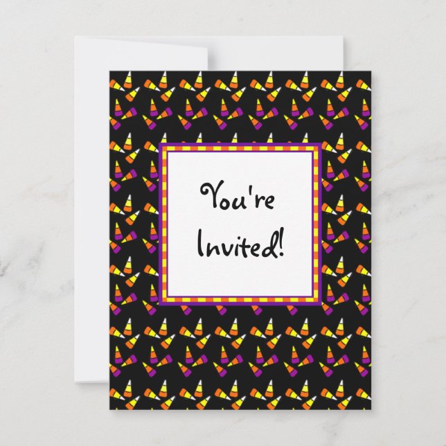 Convites de festas Personalizados do Halloween Can (Frente)