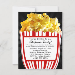 Convites de festas Personalizados do Movie Popcorn