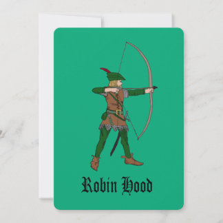 Convites de festas Robin Hood
