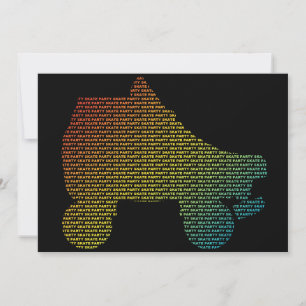 convites de festas skates : pilhas de tipos