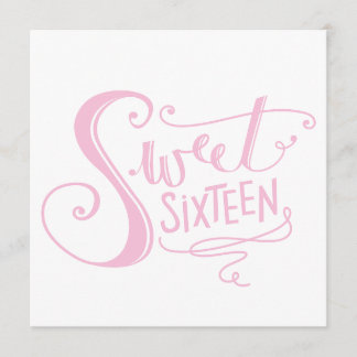 CONVITES DE FESTAS "SWEET 16"