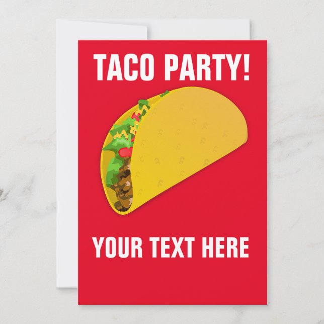 CONVITES DE FESTAS TACO (Frente)