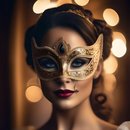 Convites de festas - Tema Mardi Gras