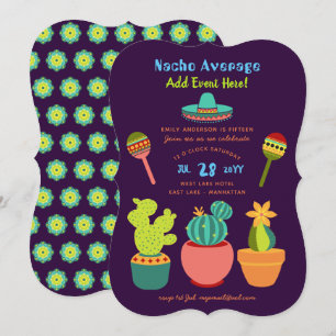 Convites de FIESTA Mexicana Moderna acima da MÉDIA