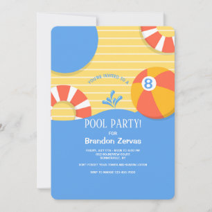 Convites de Flutadores de Piscina