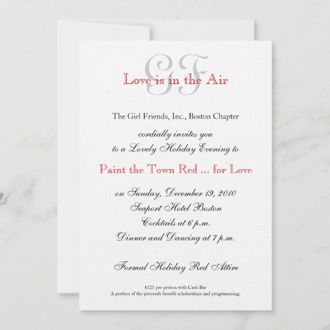 Convites de Fora Noturna para Amigas (Frente)