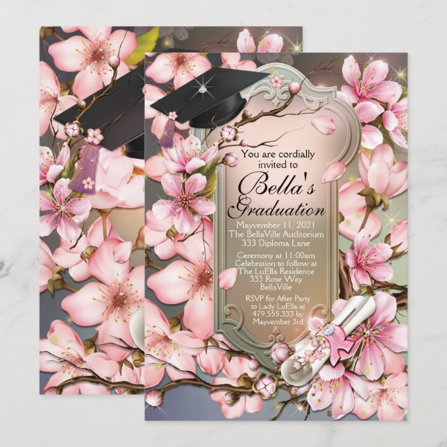 Convites de Formatura  (Frente/Verso)