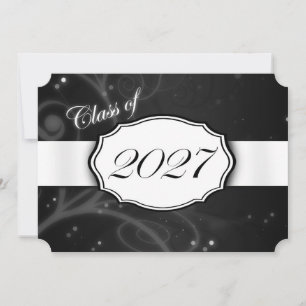 Convites de Formatura Black and White 2027