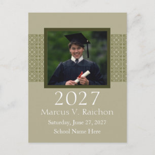 Convites de Formatura com Foto 2027 Cor Clara