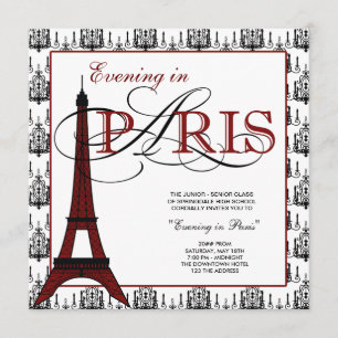 Convites de formatura de Paris