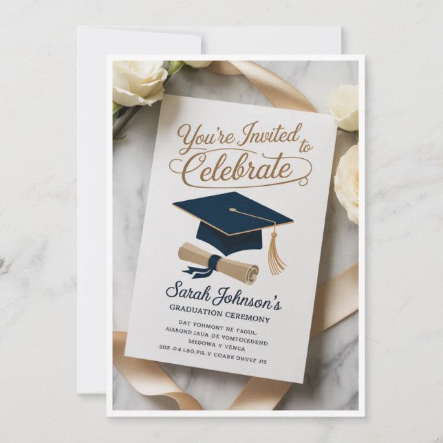 Convites de Formatura 🎓 – Personalizados  (Frente)