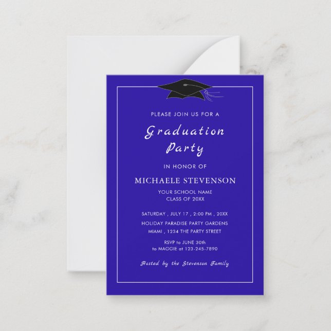 Convites de Formatura Personalizados Exemplo (Frente)
