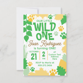 Convites de Foto Wild One Cartão de Agradecimento 
