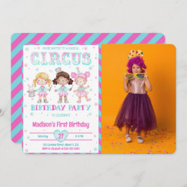 Convites de Fotografia de Aniversário do Carnaval