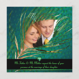 Convites de fotos de casamento