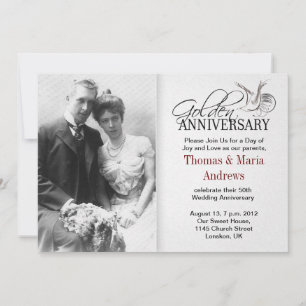 convites de fotos de casamento antigos de aniversá