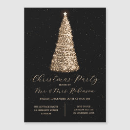 Convites de Fragmentação de Árvore Dourada Glam