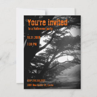 Convites de Halloween Assombrados