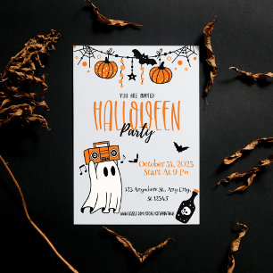 Convites de Halloween personalizados para um Cel S