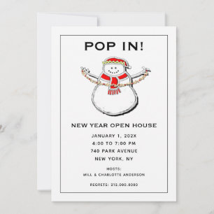 Convites de Holiday Open House