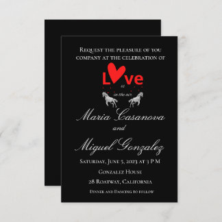 Convites de Horse Love