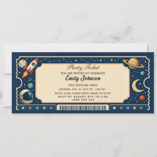 Convites de ingresso para festas modernas