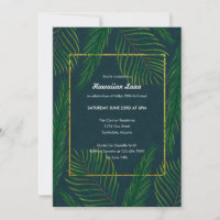 Convites de Luau Havaiano Elegantes